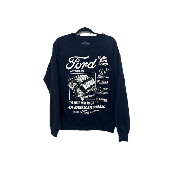 Ford Crewneck Officialy Licensed Sweatshirt Large Bronco Mustang Cobra F150 - Picture 1 of 9